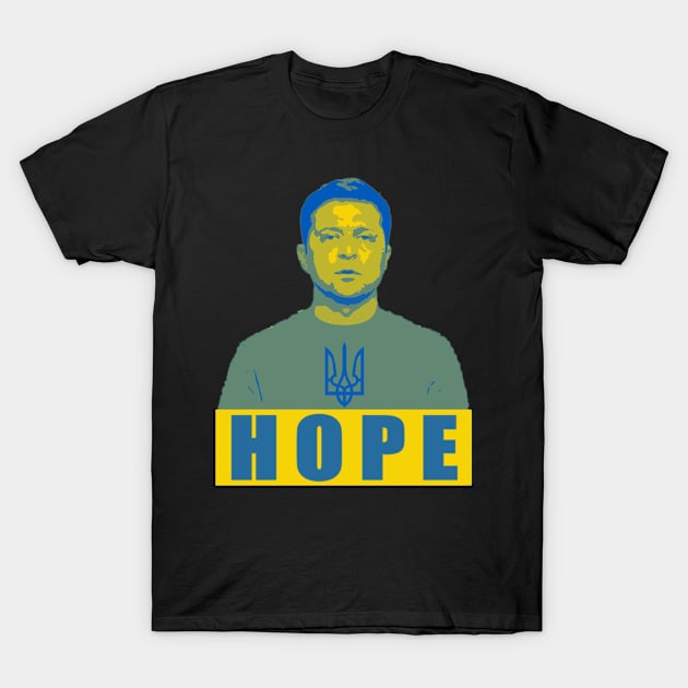 Zelenskyy Hope T-Shirt by Kishu